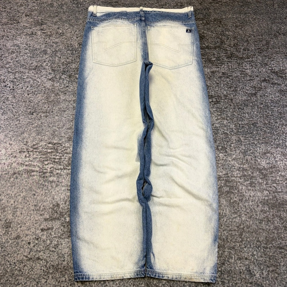 Vintage Tank Jeans Mens 38x33 Blue Baggy Wide Leg Grunge Skater Y2K